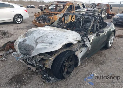 2001 BMW Z3 2.5I z USA, uszkodzony, nr VIN WBACN33451LK46246